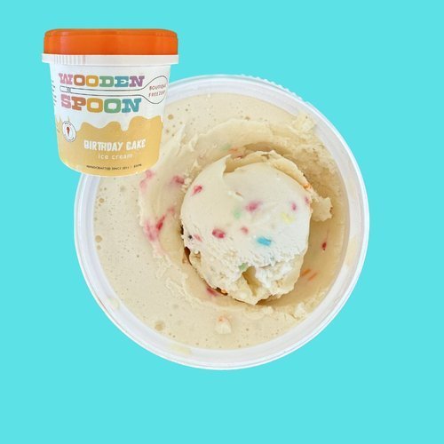 Birthday Cake ice cream tub