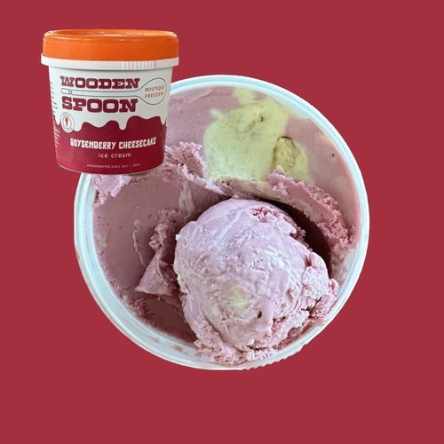Boysenberry Cheesecake ice cream tub