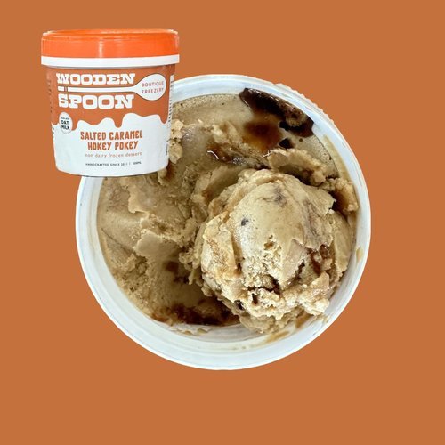 Caramel Hokey Pokey ice cream tub