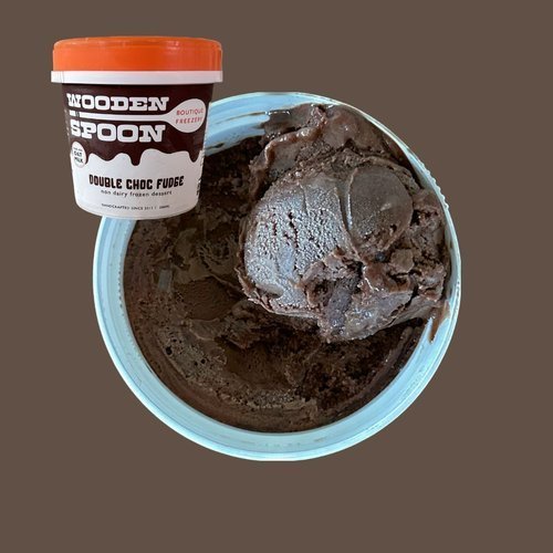Double Choc Fudge ice cream tub