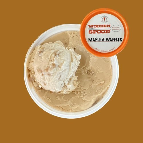 Maple & Waffles ice cream tub