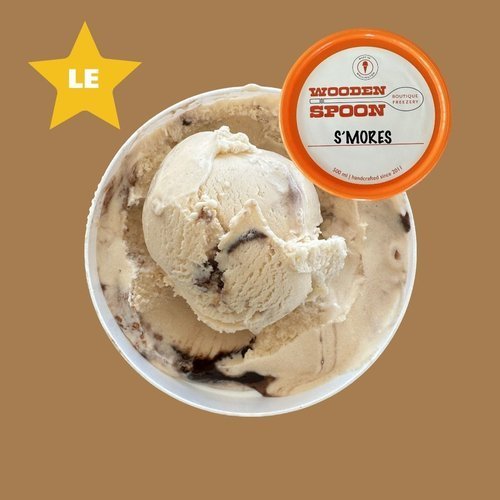 S'mores ice cream tub