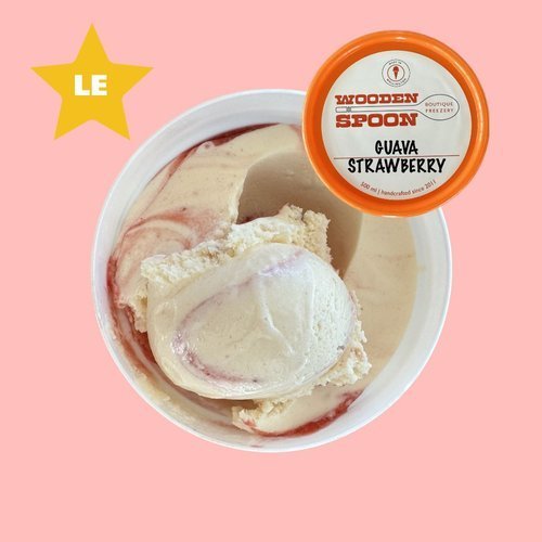 Guava Strawberry limited edition ice cream