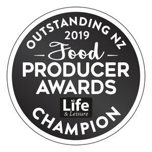Outstanding NZ Food Producer Awards dairy category badge