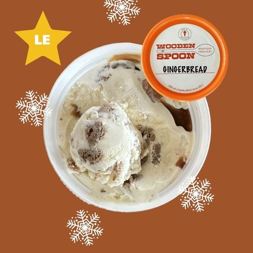 Gingerbread limited edition ice cream