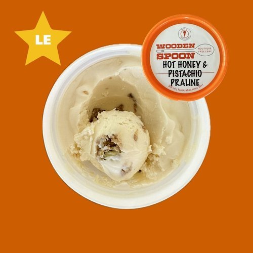 Hot Honey & Pistachio Praline limited edition ice cream