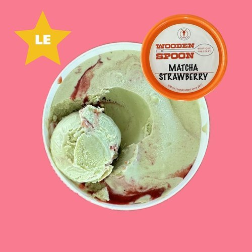Matcha Strawberry limited edition ice cream