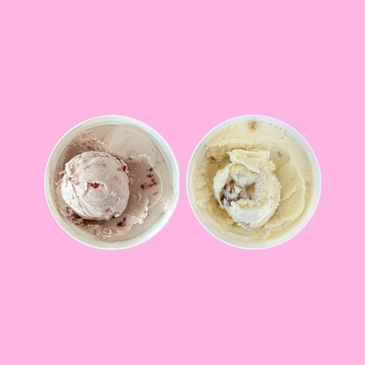 Cheeky 2 Pack of Wooden Spoon ice cream tubs
